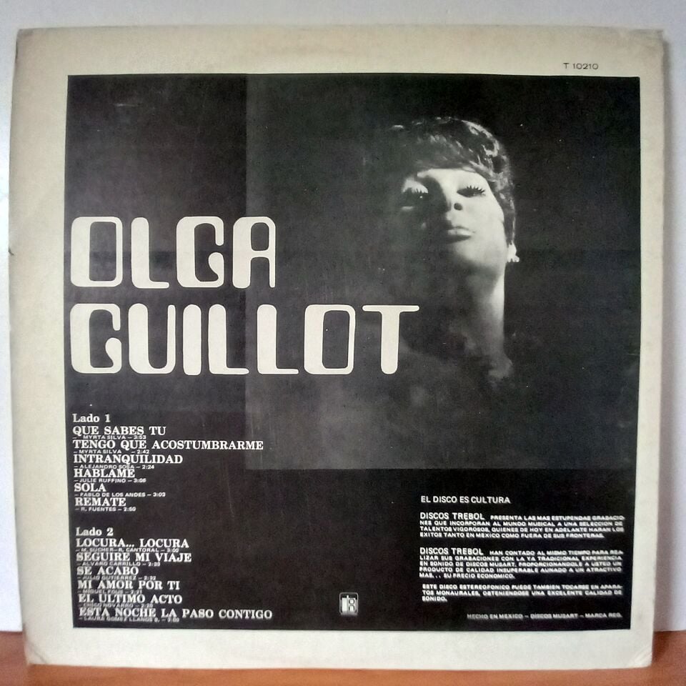 OLGA GUILLOT – OLGA GUILLOT (1971) - LP 2.EL PLAK