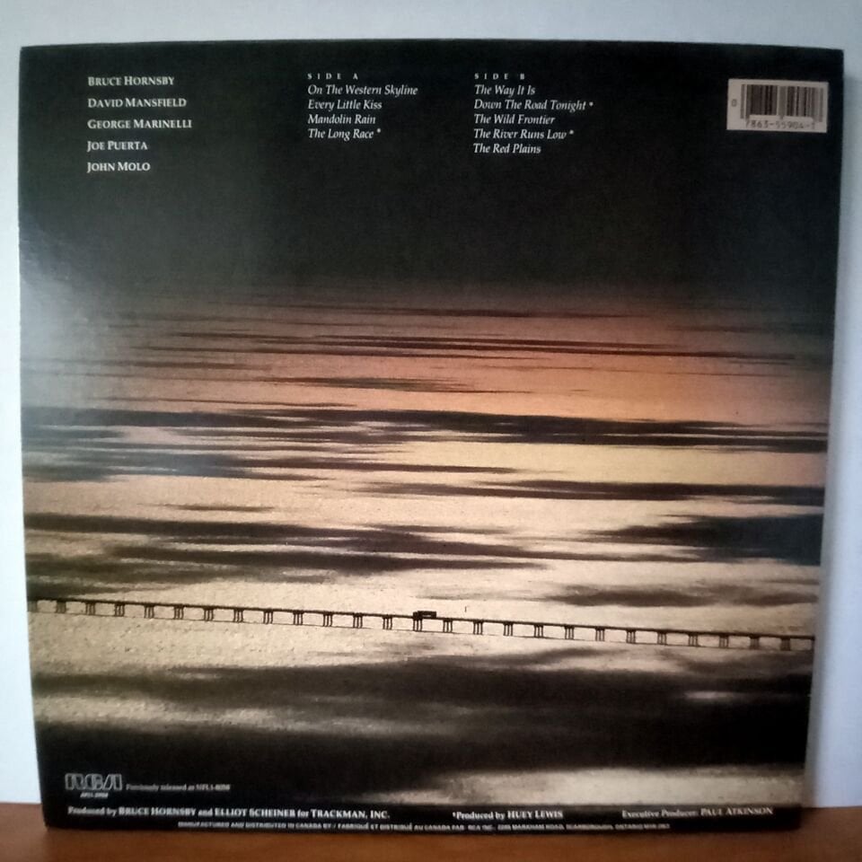 BRUCE HORNSBY AND THE RANGE – THE WAY IT IS (1986) - LP 2.EL PLAK
