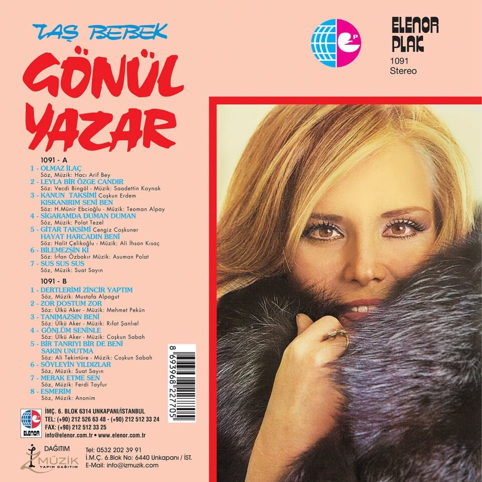 GÖNÜL YAZAR - TAŞ BEBEK (1979) - LP 2023 BASIM SIFIR PLAK