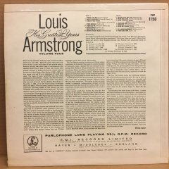 LOUIS ARMSTRONG - HIS GREATEST YEARS (VOLUME 4) LP 2.EL PLAK