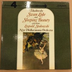 TCHAIKOVSKY - SWAN LAKE & SLEEPING BEAUTY, STOKOWSKI (1965) - LP PHASE 4 STEREO GATEFOLD 2.EL