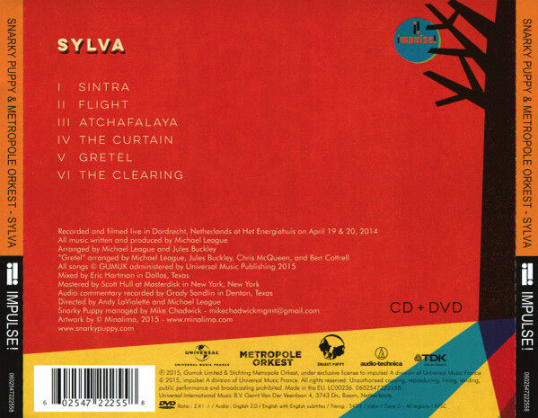 SNARKY PUPPY & METROPOLE ORKEST – SYLVA (2015) - CD JEWEL CASE AMBALAJINDA SIFIR