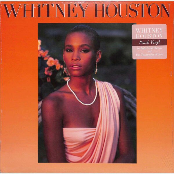 WHITNEY HOUSTON - WHITNEY HOUSTON (1985) - LP 2023 TRANSLUCENT PEACH COLOURED SIFIR PLAK