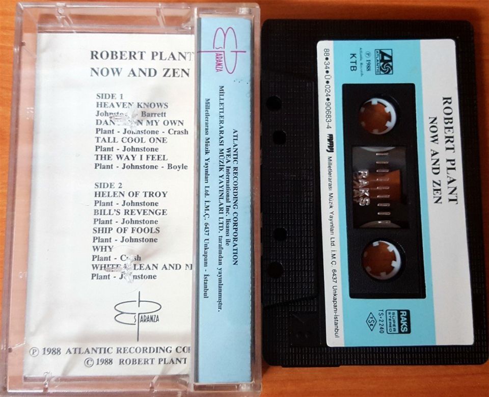 ROBERT PLANT - NOW AND ZEN - (1988) KASET 2.EL