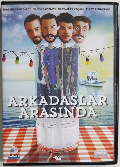 ARKADAŞLAR ARASINDA - İBRAHİM KENDİRCİ - SALİH BADEMCİ - GÖKHAN HORZUM - DVD 2.EL