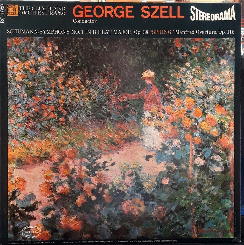 SCHUMANN: SYMPHONY NO.1, CLEVELAND ORCHESTRA, GEORGE SZELL - PLAK 2.EL