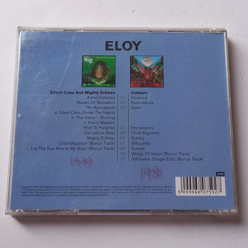ELOY – SILENT CRIES AND MIGHTY ECHOES / COLOURS (2005) - 2CD REMASTERED REISSUE 2.EL
