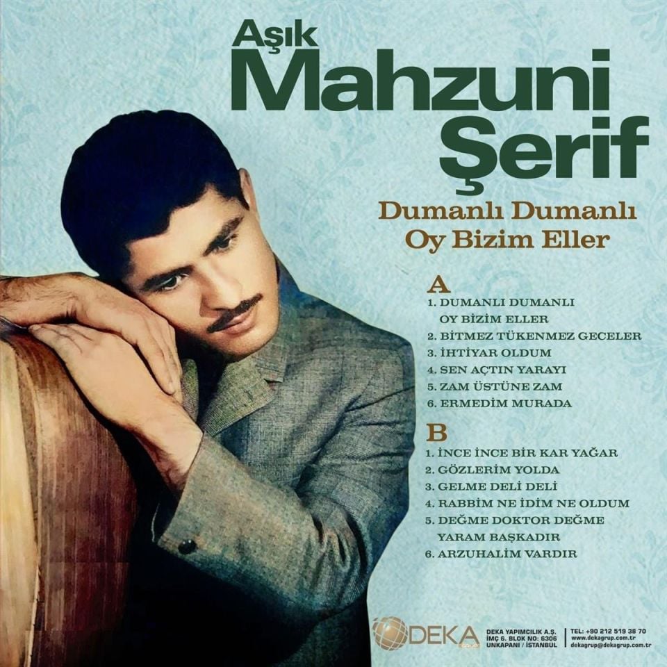AŞIK MAHZUNİ ŞERİF - DUMANLI DUMANLI OY BİZİM ELLER - LP 2023 BASIM AMBALAJINDA SIFIR PLAK