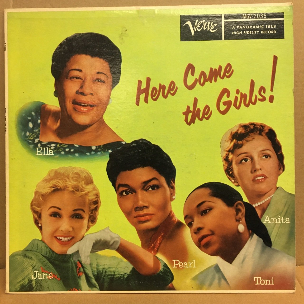 HERE COMES THE GIRLS ELLA FITZGERALD ANITA O'DAY PER-ARL BAILEY JANE POWELL 2.EL PLAK VERVE