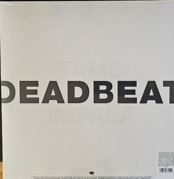 TAME IMPALA – DEADBEAT (2025) - 2LP BLUE VINYL SIFIR PLAK