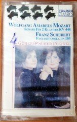 GUHER & SUHER PEKINEL - MOZART: SONATE KV 448 SHUBERT: FANTASIE OP. 103 (1990) MMY CASSETTE MADE IN TURKEY ''NEW''