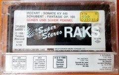 GUHER & SUHER PEKINEL - MOZART: SONATE KV 448 SHUBERT: FANTASIE OP. 103 (1990) MMY CASSETTE MADE IN TURKEY ''NEW''