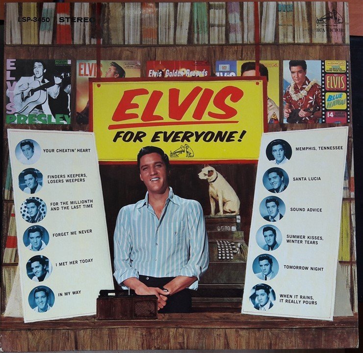 ELVIS PRESLEY - ELVIS FOR EVERYONE! - 2.EL PLAK