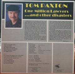 TOM PAXTON - ONE MILLION LAWYERS AND OTHER DISASTERS (1985) - PLAK 2.EL