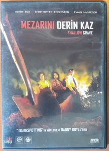 MEZARINI DERİN KAZ - SHALLOW GRAVE - EWAN McGREGOR - DANNY BOYLE - DVD 2.EL