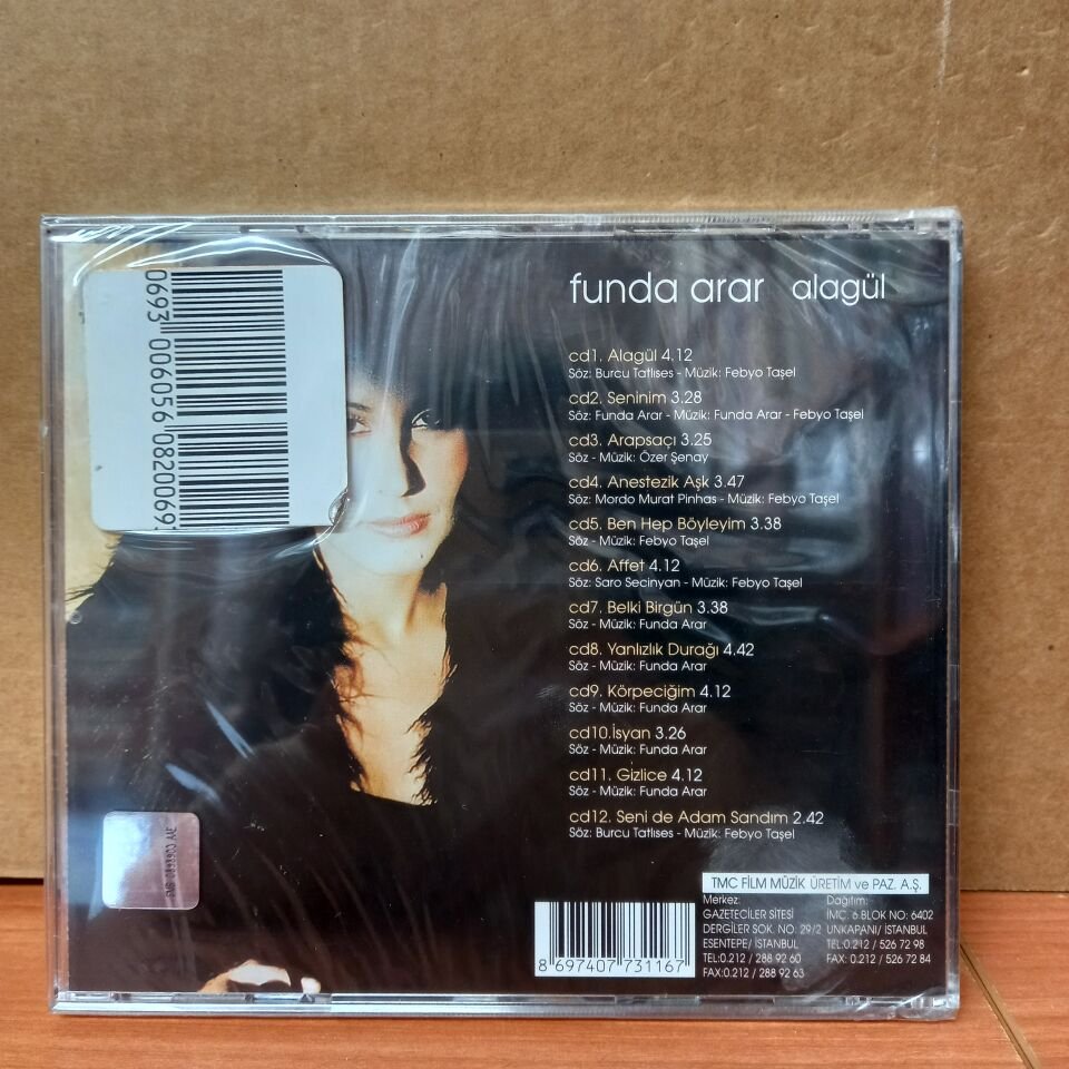 FUNDA ARAR - ALAGÜL (2002) - CD SIFIR