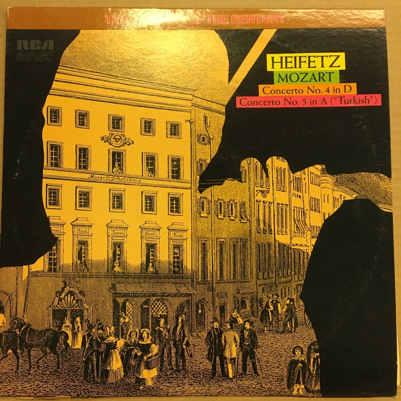 MOZART CONCERTO NO. 4 & 5 (TURKISH), HEIFETZ (1972) 2.EL PLAK