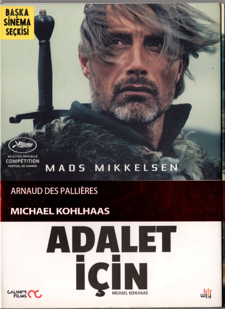ADALET İÇİN - MICHAEL KOHLHAAS - MADS MIKKELSEN - ARNAUD DES PALLIÈRES - DVD 2.EL
