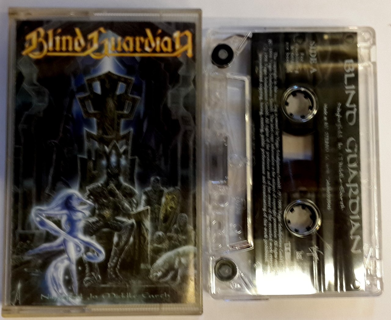 BLIND GUARDIAN - NIGHTFALL IN MUDDLE EARTH CASSETTE 1998 MADE IN EU ''USED''