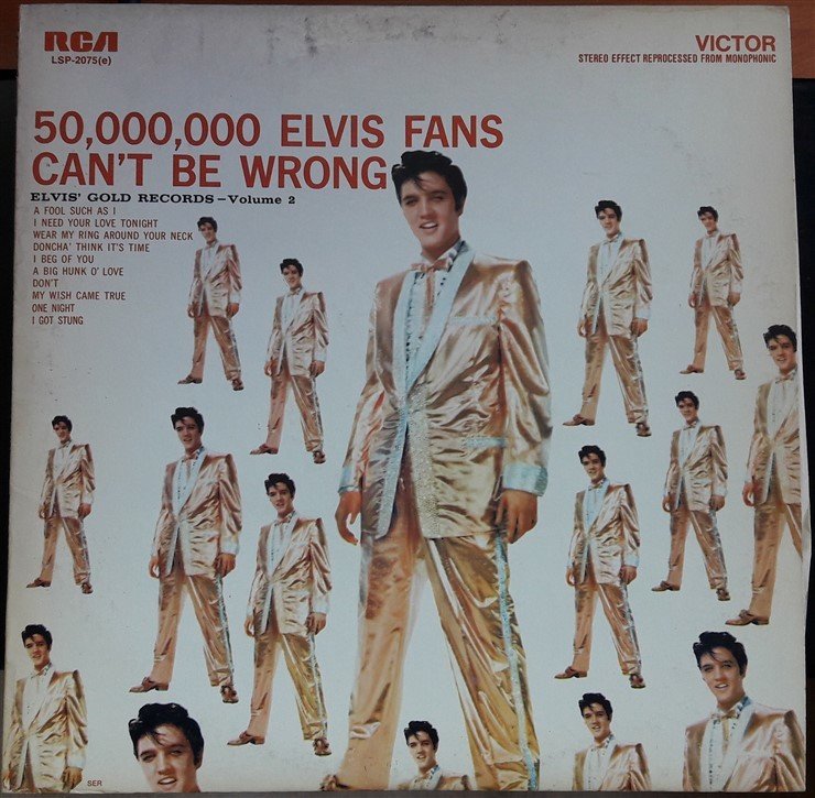 ELVIS PRESLEY - 50,000,000 ELVIS FANS CAN'T BE WRONG - 2.EL PLAK