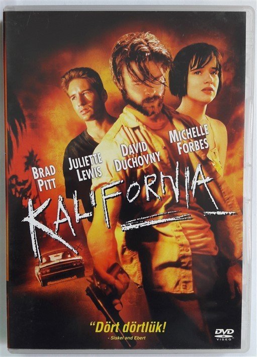 KALIFORNIA - BRAD PITT - JULIETTE LEWIS - DVD 2.EL