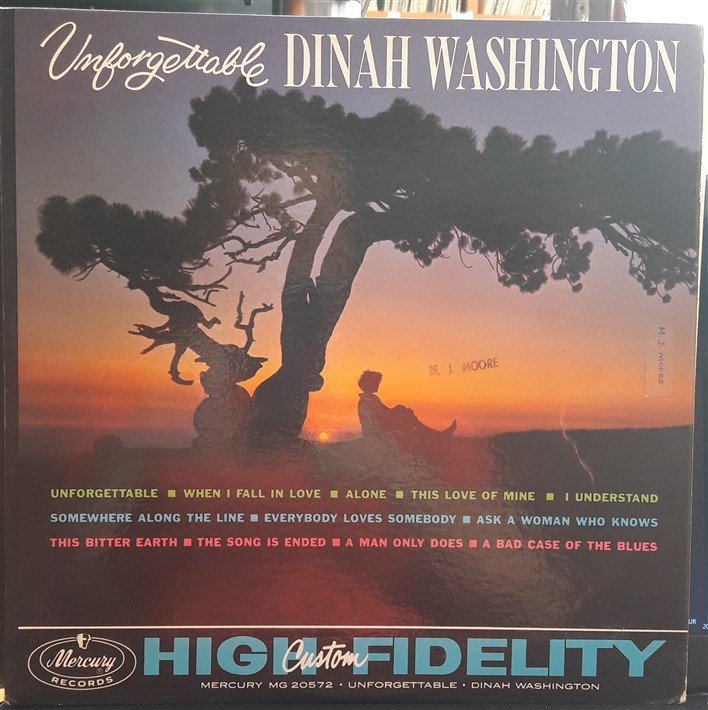 DINAH WASHINGTON - UNFORGETTABLE - 2.EL PLAK