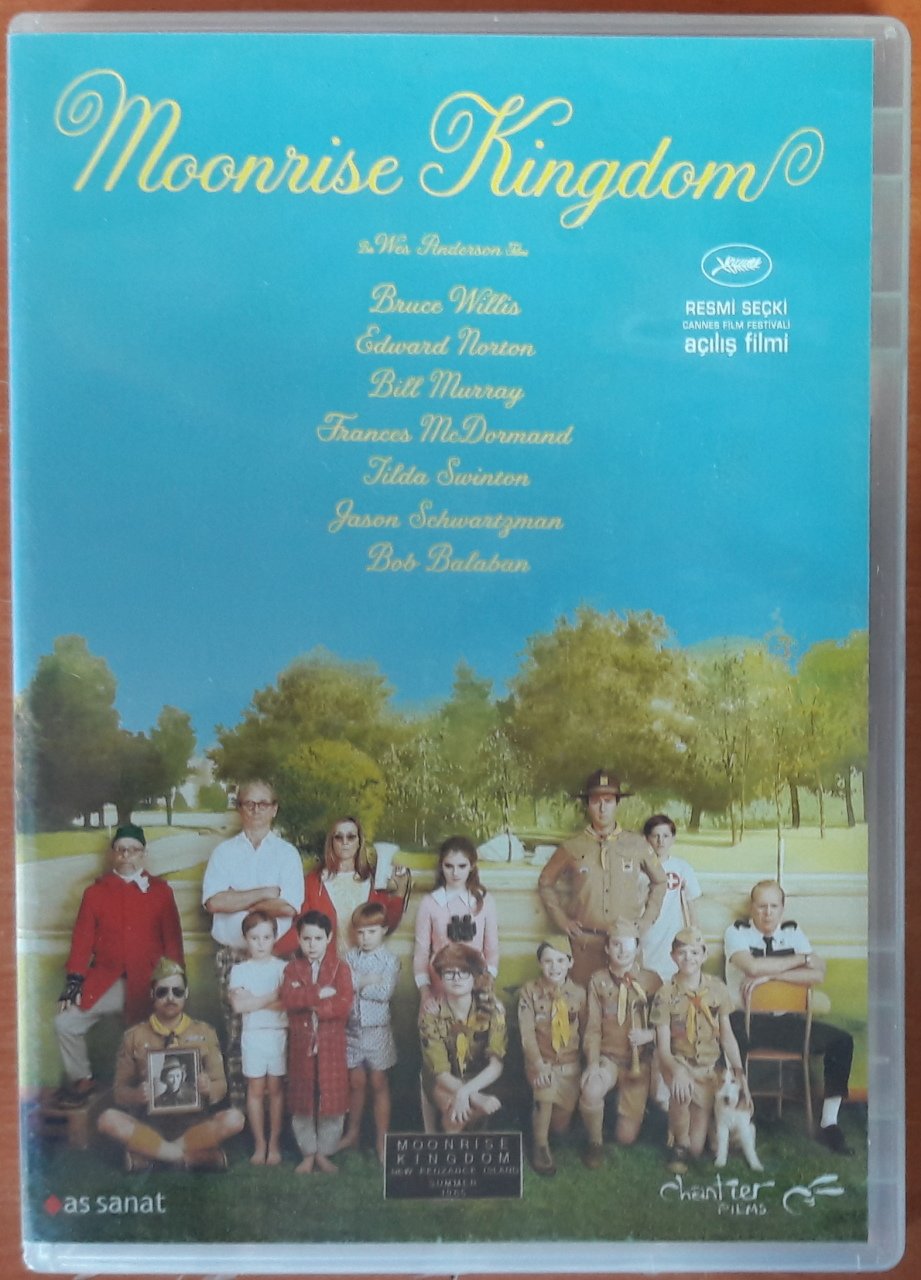 MOONRISE KINGDOM - BRUCE WILLIS - BILL MURRAY - WES ANDERSON - DVD 2.EL