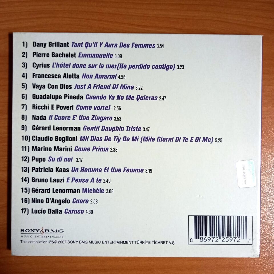 CREME DE LA CREME VOL 2 / DANY BRILLANT, CYRIUS, VAYA CON DIOS, PATRICIA KAAS (2007) - CD 2.EL