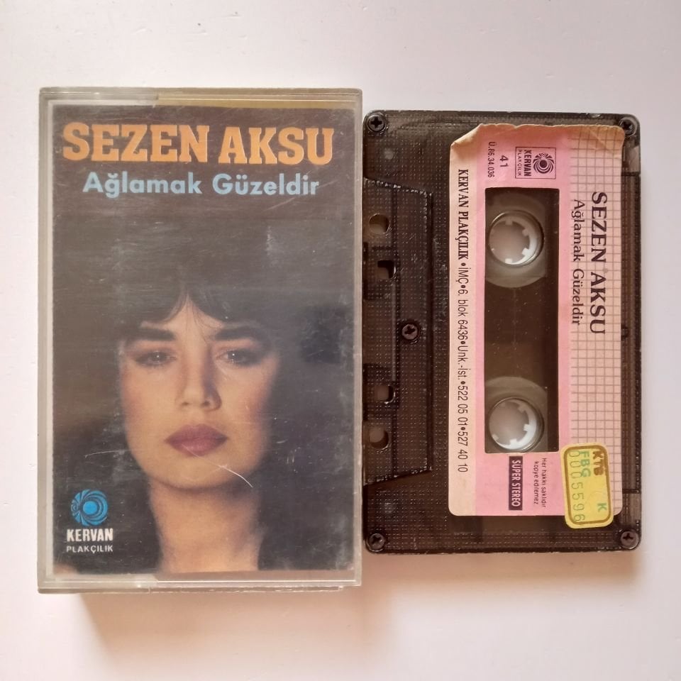 SEZEN AKSU - AĞLAMAK GÜZELDİR (1986) - KASET 2.EL