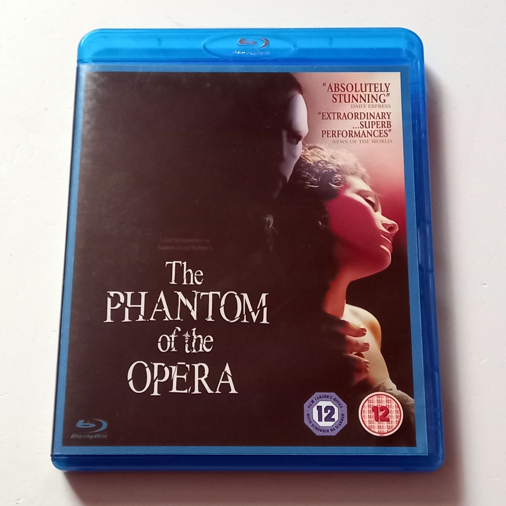 THE PHANTOM OF THE OPERA - GERARD BUTLER, EMMY ROSSUM 0 YÖN.: JOEL SCHUMACHER - BLU-RAY  2.EL TÜRKÇE ALTYAZI YOKTUR