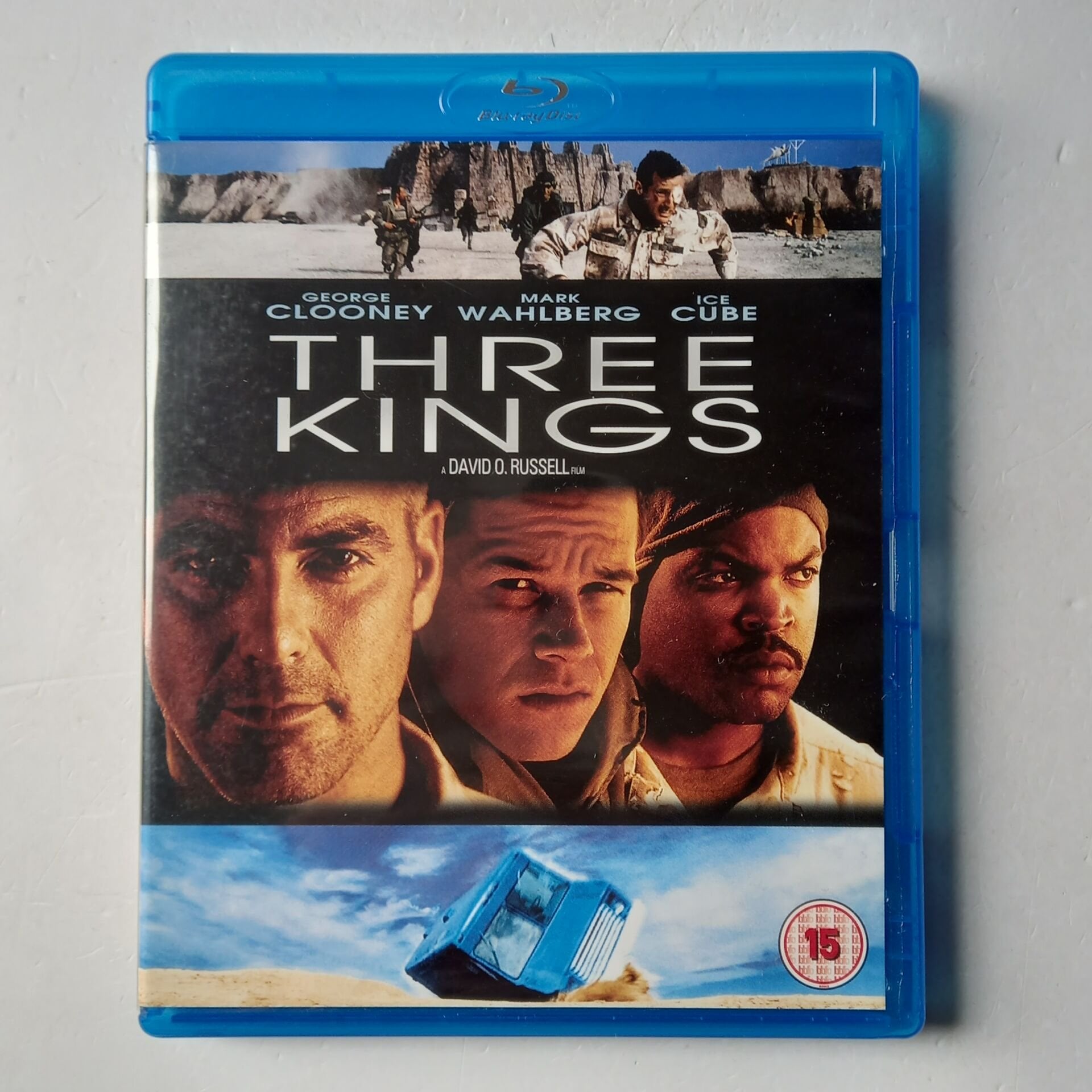 THREE KINGS - DAVID O. RUSSELL, GEORGE CLOONEY, MARK WAHLBERG, ICE CUBE - BLU-RAY 2.EL
