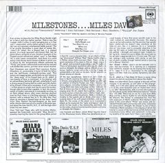 MILES DAVIS - MILESTONES (1958) - LP 180GR 2014 EDITION SIFIR PLAK