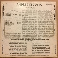 ANDRES SEGOVIA - MUSIC OF ALBENIZ & GRANADOS, GUITAR RECITAL (1949) 2.EL PLAK
