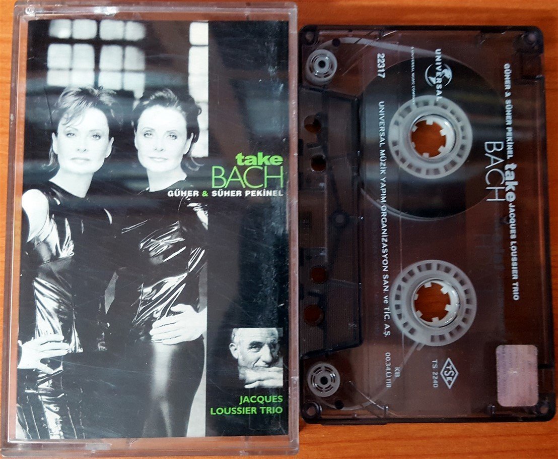 GUHER & SUHER PEKINEL - TAKE BACH (2000) UNIVERSAL CASSETTE MADE IN TURKEY ''USED''
