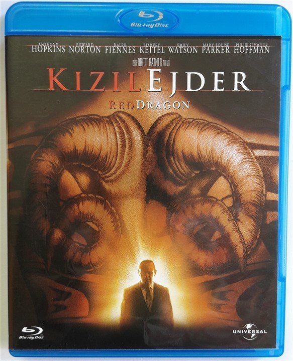 KIZIL EJDER - RED DRAGON - ANTHONY HOPKINS - EDWARD NORTON - RALPH FIENNES - HARVEY KEITEL - EMILY WATSON - BLU-RAY 2.EL