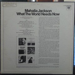 MAHALIA JACKSON - WHAT THE WORLD NEEDS NOW - PLAK 2.EL