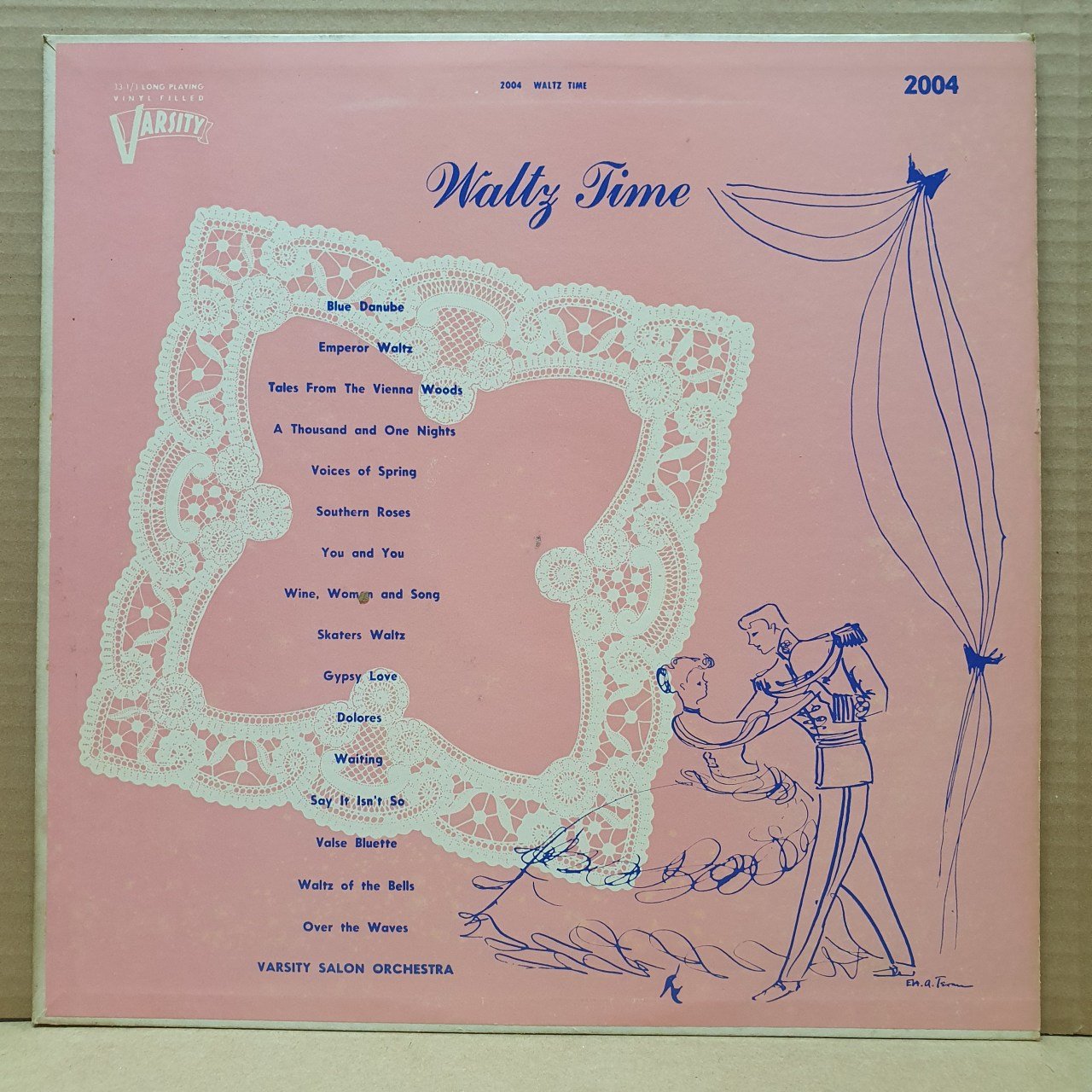 WALTZ TIME / VARSITY SALON ORCHESTRA - LP 2.EL PLAK