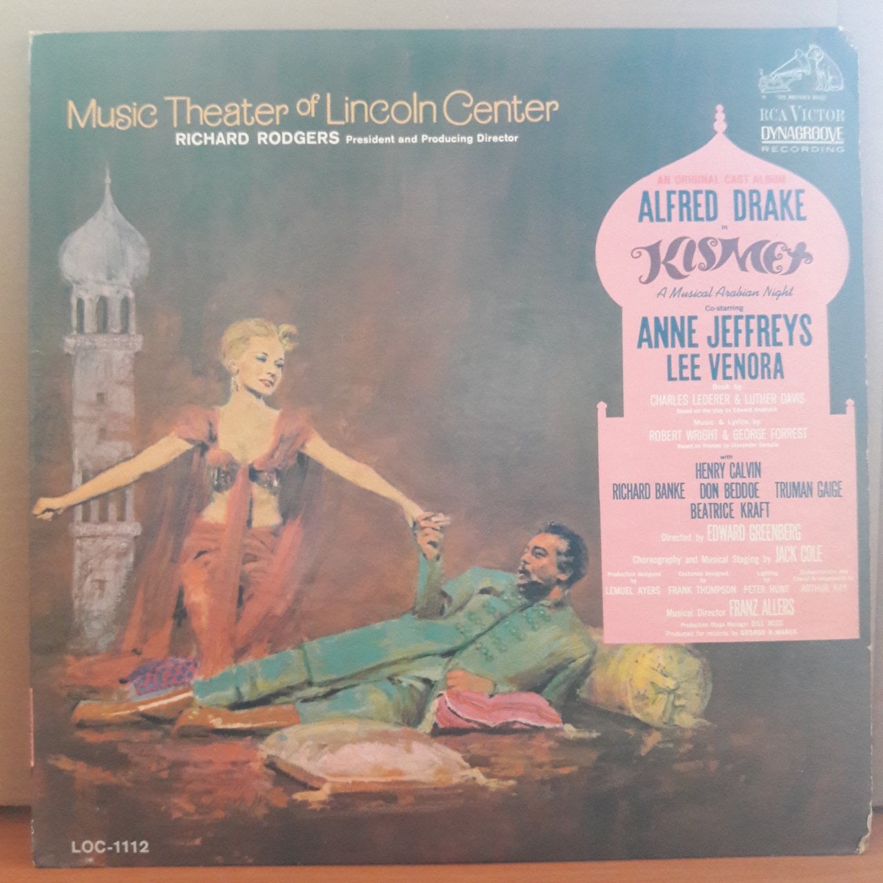 KISMET - ALFRED DRAKE - A MUSICAL ARABIAN NIGHT (1965) - LP 2.EL PLAK