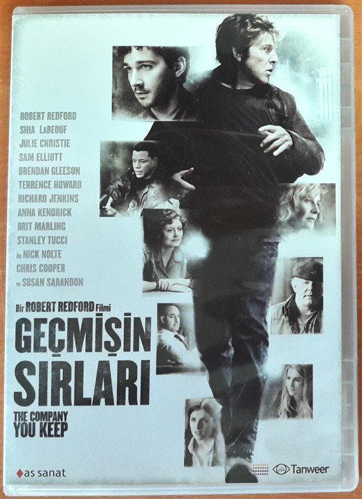 GEÇMİŞİN SIRLARI - THE COMPANY YOU KEEP - SHIA LaBEOUF - JULIE CHRISTIE - ROBERT REDFORD - DVD 2.EL