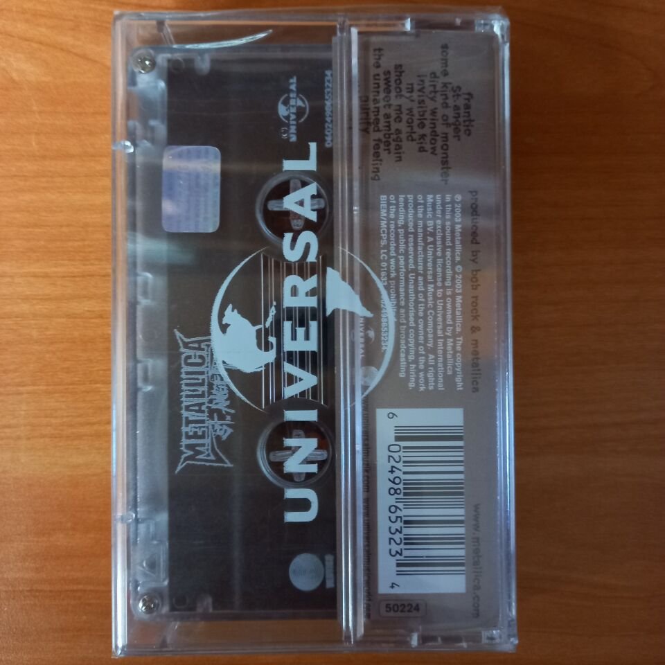 METALLICA - ST. ANGER - KASET SIFIR