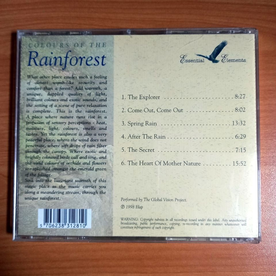 THE GLOBAL VISION PROJECT - COLOURS OF THE RAINFOREST (1998) - CD 2.EL
