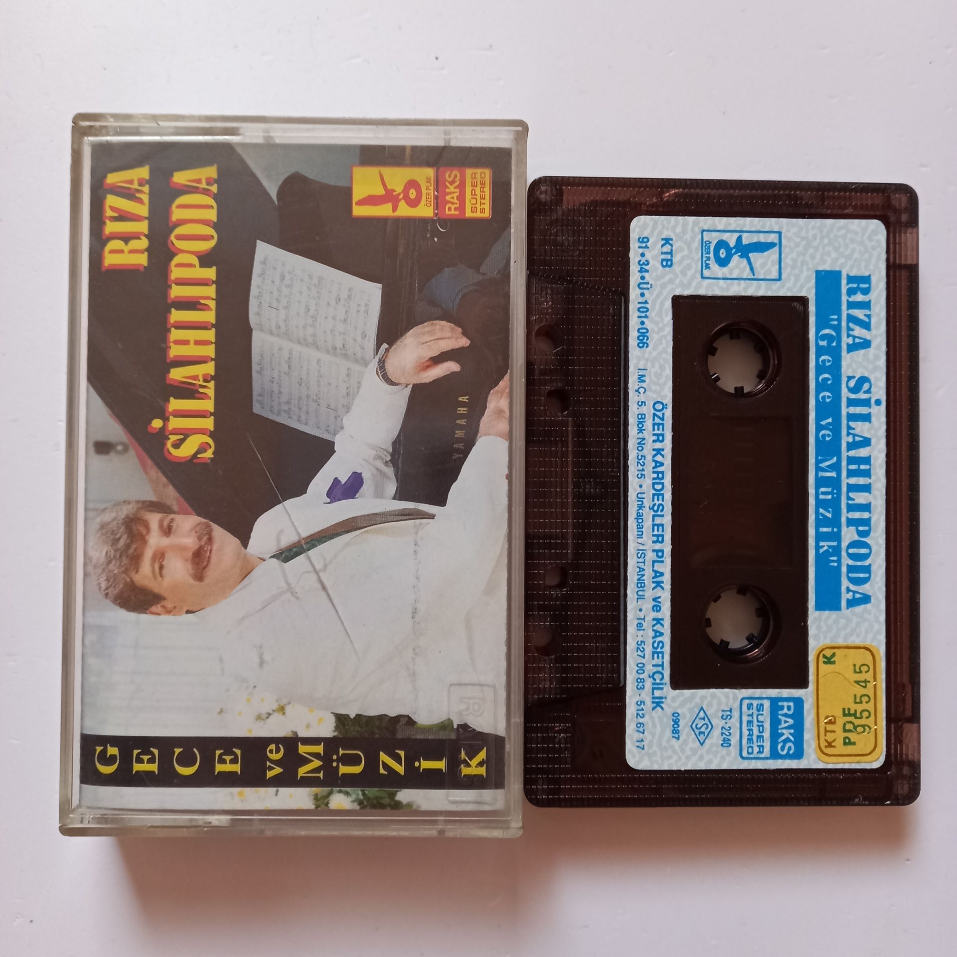 RIZA SİLAHLIPODA - GECE VE MÜZİK (1991) - KASET 2.EL