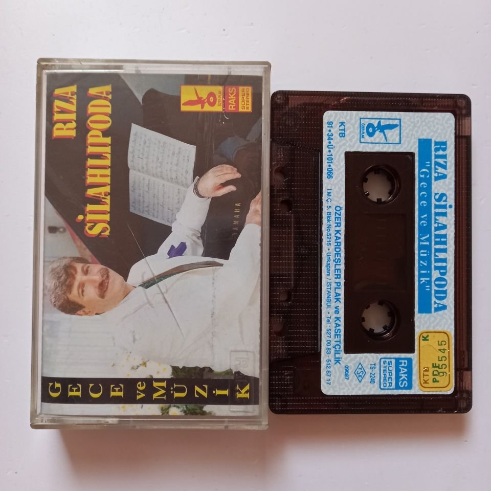 RIZA SİLAHLIPODA - GECE VE MÜZİK (1991) - KASET 2.EL