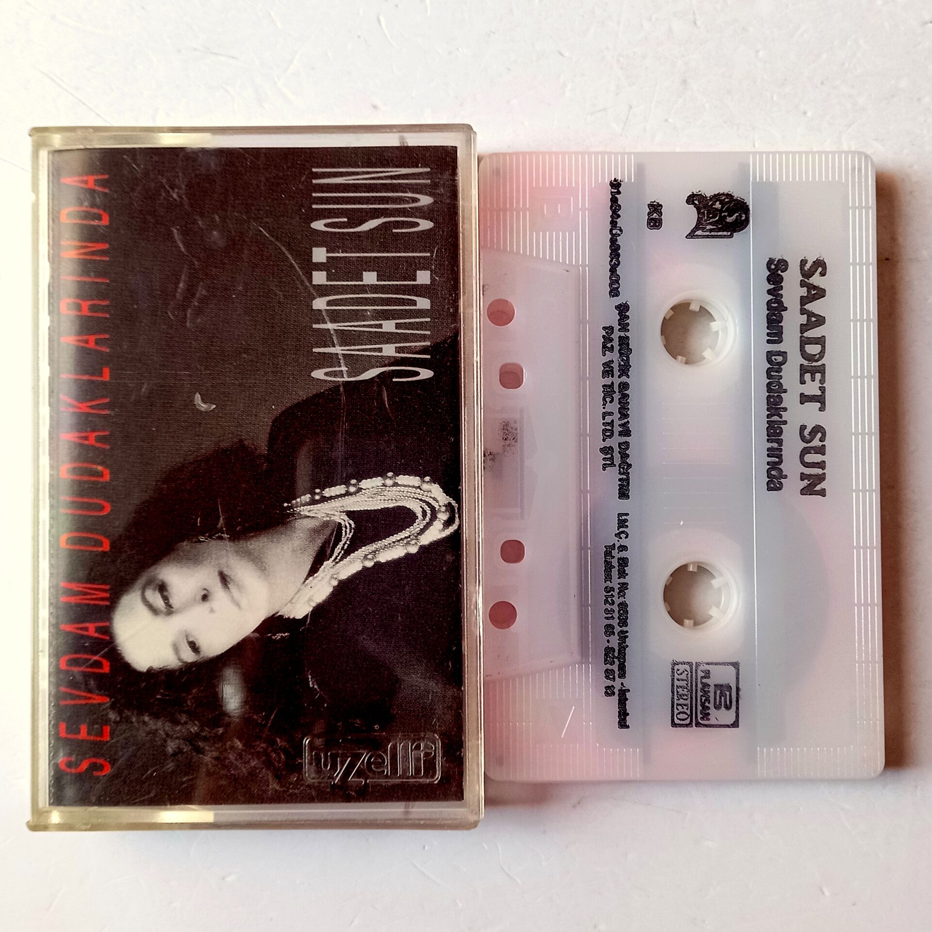 SAADET SUN - SEVDAM DUDAKLARINDA (1991) - KASET 2.EL