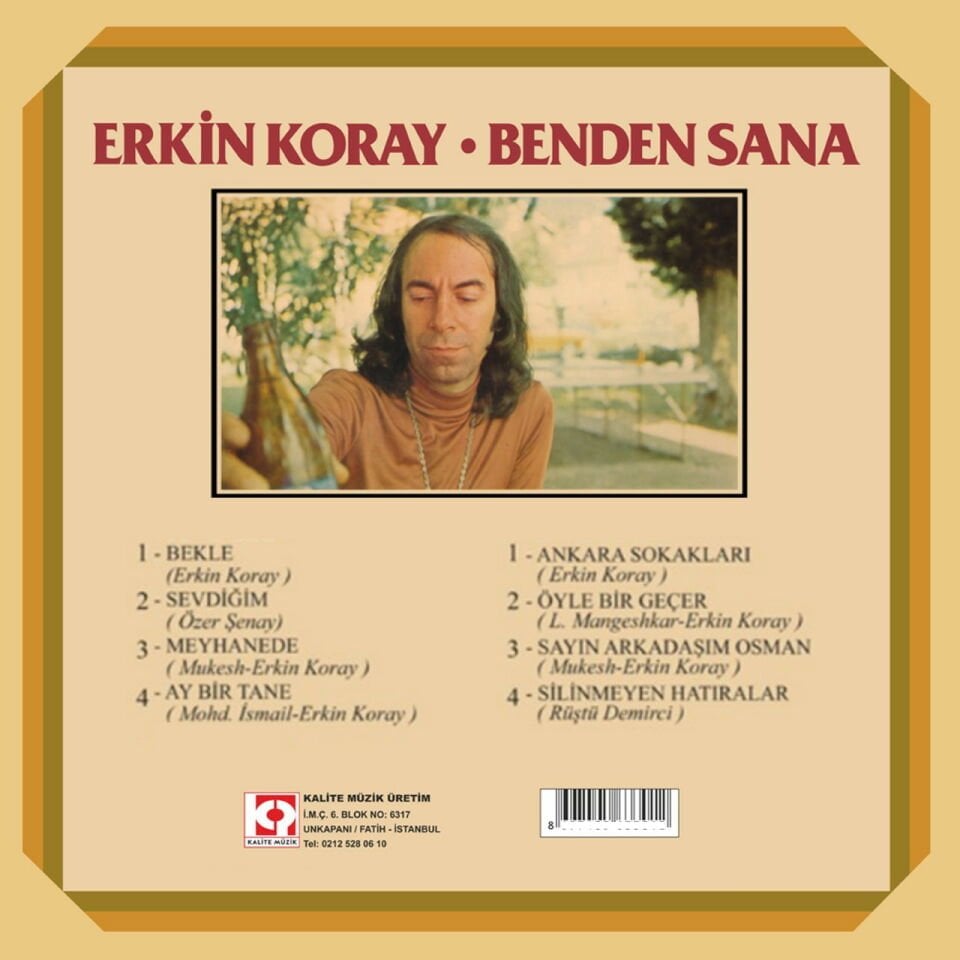 ERKİN KORAY - BENDEN SANA (1982) - CD 2023 BASIM AMBALAJINDA SIFIR