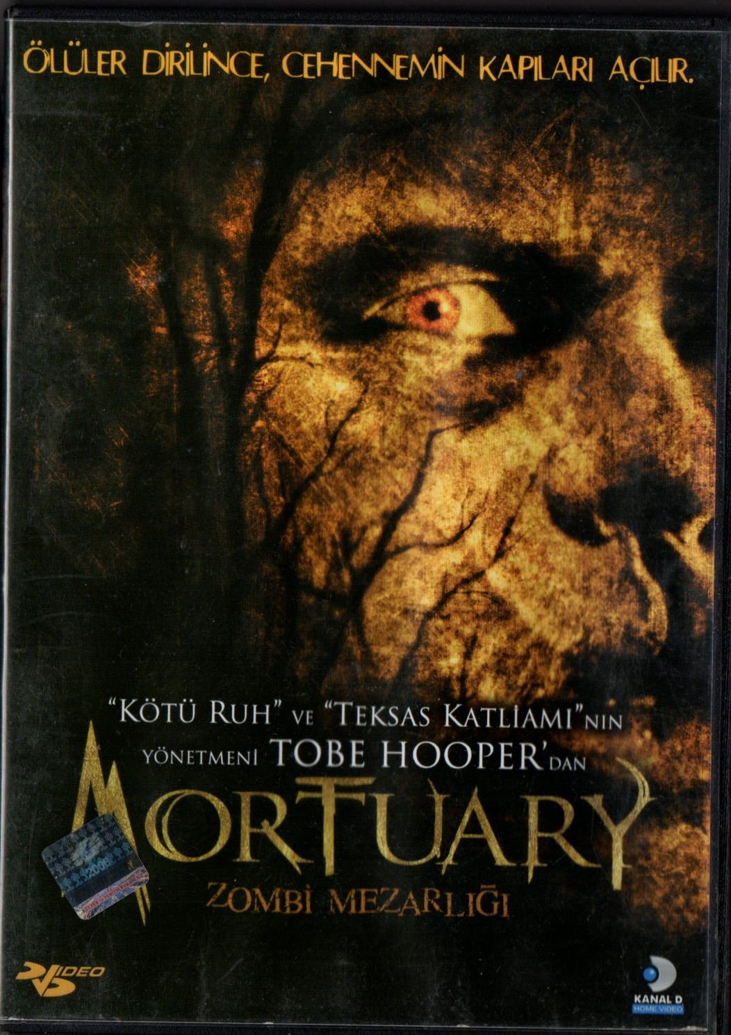 MORTUARY - ZOMBİ MEZARLIĞI - TOBE HOOPER - DVD 2.EL