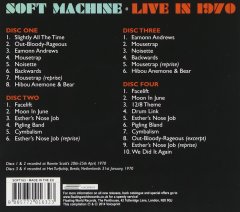 SOFT MACHINE - LIVE IN 1970 - 4CD LTD EDT DIGIPACK 2.EL
