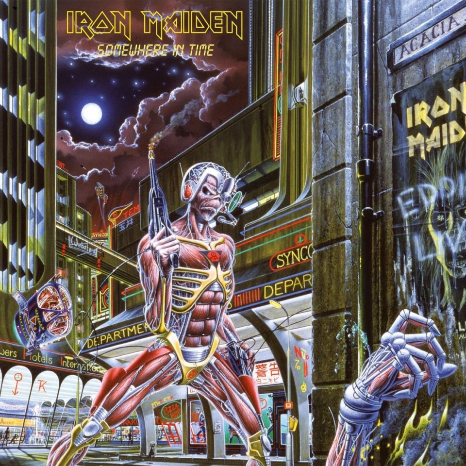 IRON MAIDEN - SOMEWHERE IN TIME (1986) - LP 180GR 2014 EDITION SIFIR PLAK