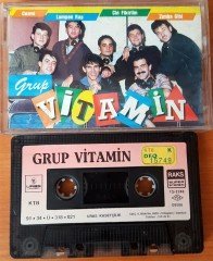GRUP VITAMIN - GRUP VITAMIN (1991) URAS CASSETTE MADE IN TURKEY ''USED''