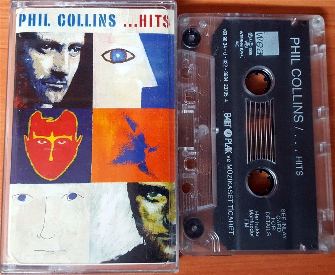 PHIL COLLINS - ...HITS (1998) BALET CASSETTE MADE IN TURKEY ''USED''